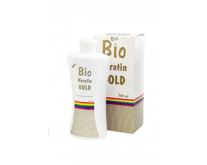 Bio Keratin Gold Kalıcı Brezilya Fönü Saç Düzleştirici Bakım Kremi 700 ml