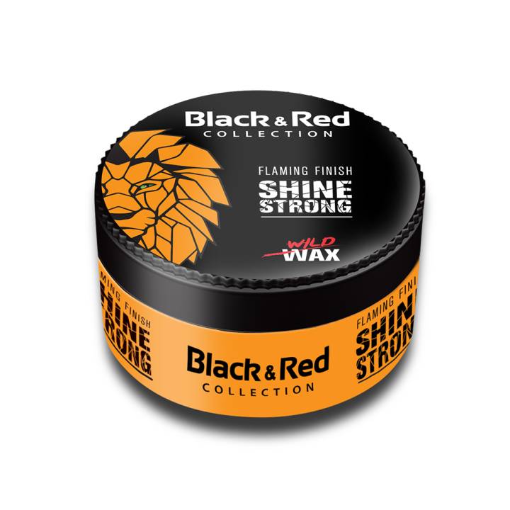 Black & Red Flaming Finish Shine Strong Wild Wax 150 ml
