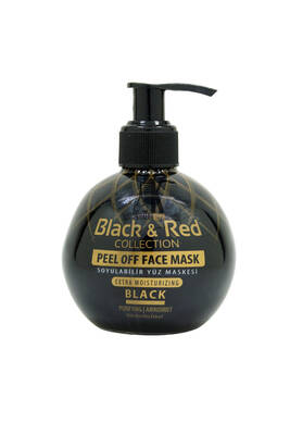 Black & Red Soyulabilir Siyah Maske 250 ml