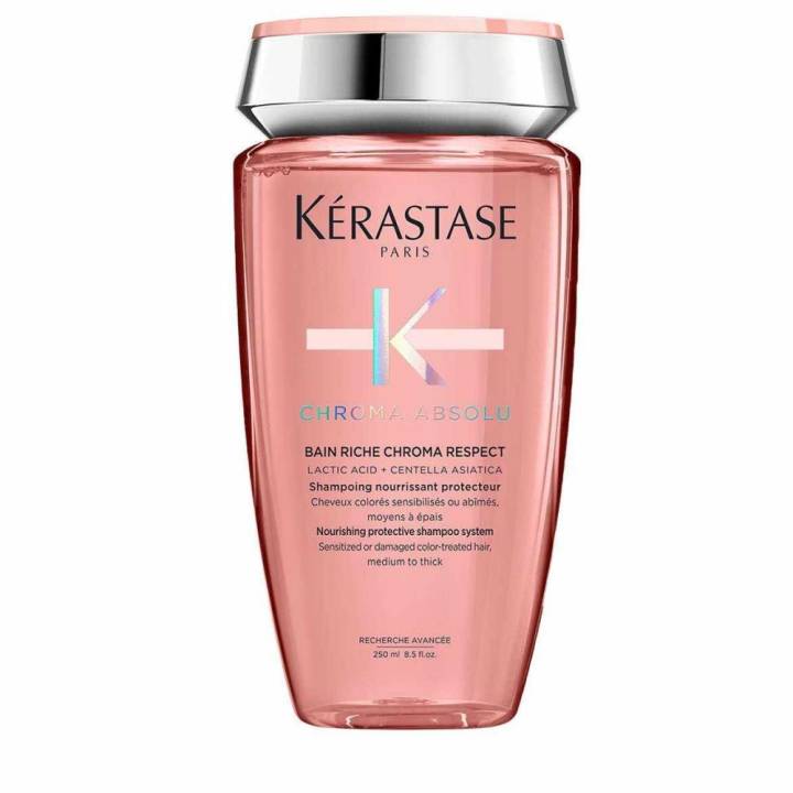 Kerastase Chroma Absolu Baın Rıche Chroma Respect oyalı Saçlar için Besleyici ve Koruyucu Sülfatsız Saç Şampuanı 250 ml