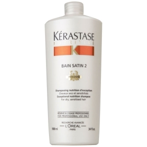 Kerastase - Kerastase Nutritive Bain Satin 2 Hassas Saçlar İçin Şampuan 1000 ml