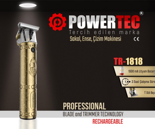 Powertec Tr-1818 Tıraş Makinesi