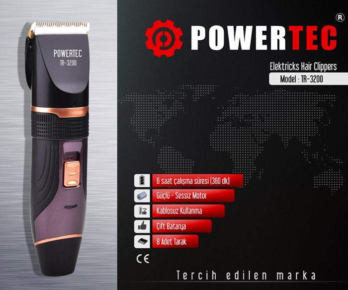 Powertec Tr-3200 Tıraş Makinesi
