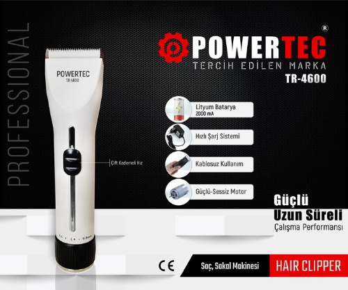 Powertec Tr-4600 Tıraş Makinesi