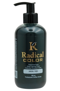 Radical Color - Radical Color Yeşil Su Bazlı Saç Balyaj Boyası