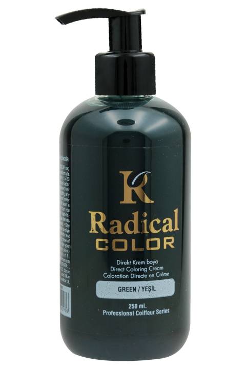 Radical Color Yeşil Su Bazlı Saç Balyaj Boyası