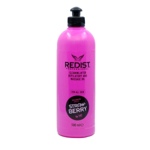 Redist - Redist Çilek Aromalı Ağda Sonrası Temizleme ve Masaj Yağı 500 ml