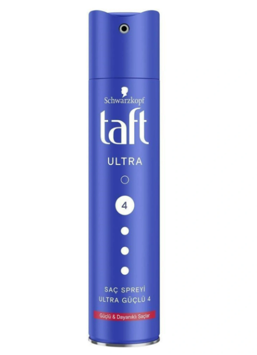 Taft Ultra Güçlü 4 Saç Spreyi 250ml