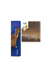 Wella - Wella Koleston Perfect Tüp Saç Boyası 7/31 Orta Altın Küllü Sarı